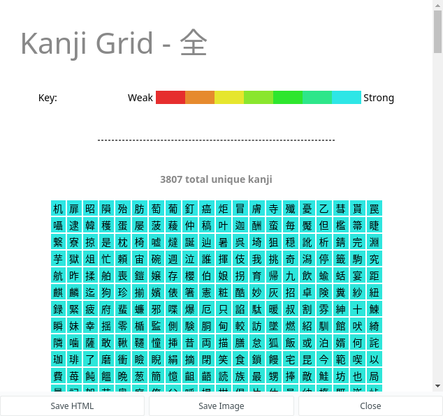 kanji-grid